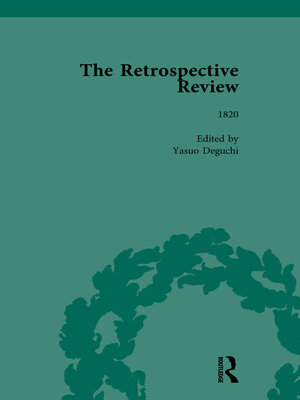 cover image of The Retrospective Review Vol 2